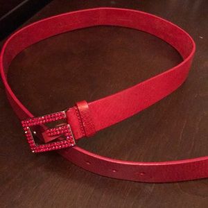 Leather belt GUESS ,medium